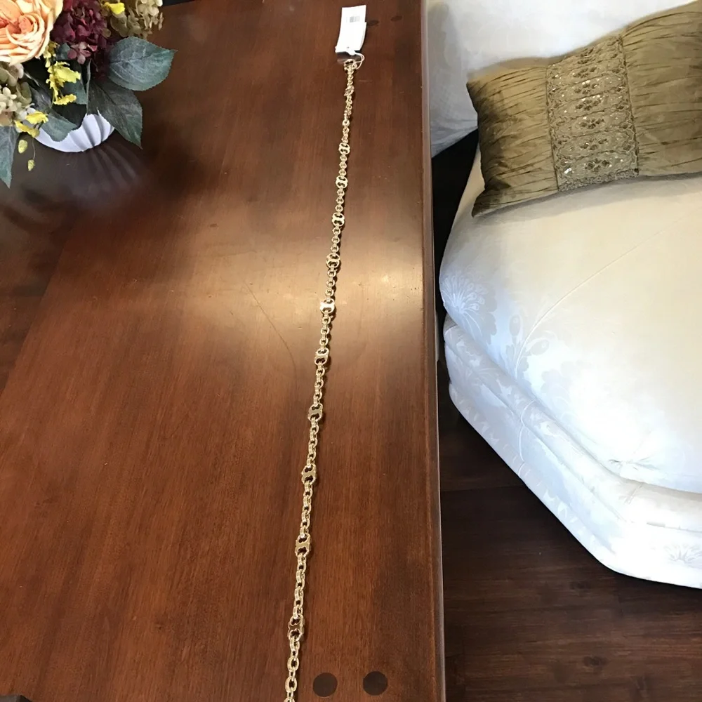 Gold Chain Drop Belt - Womens Accessory